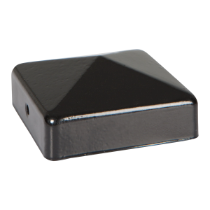 The post caps add to the finish of a fence panels renovation project.