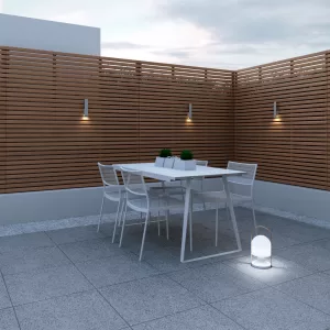 The Sapele narrow slat panels use 44mm slats.