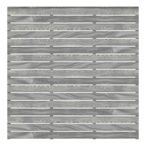 The wide-slatted Accoya fence panel uses our 94mm wide board slats.