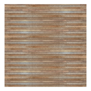 Front view of the Iroko narrow solid Fence Panel.