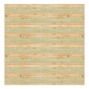 The solid pine fence panel has no visible gaps which will increase privacy.